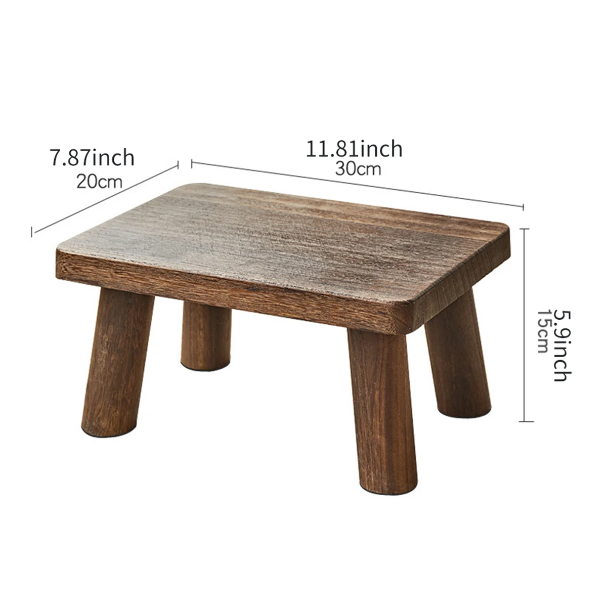 Solid Wood Low Stools Shoe Changing Stool Small Bench Shoe Squatty Potty Stool Multi Functional Ftool For Living Room Bathroom