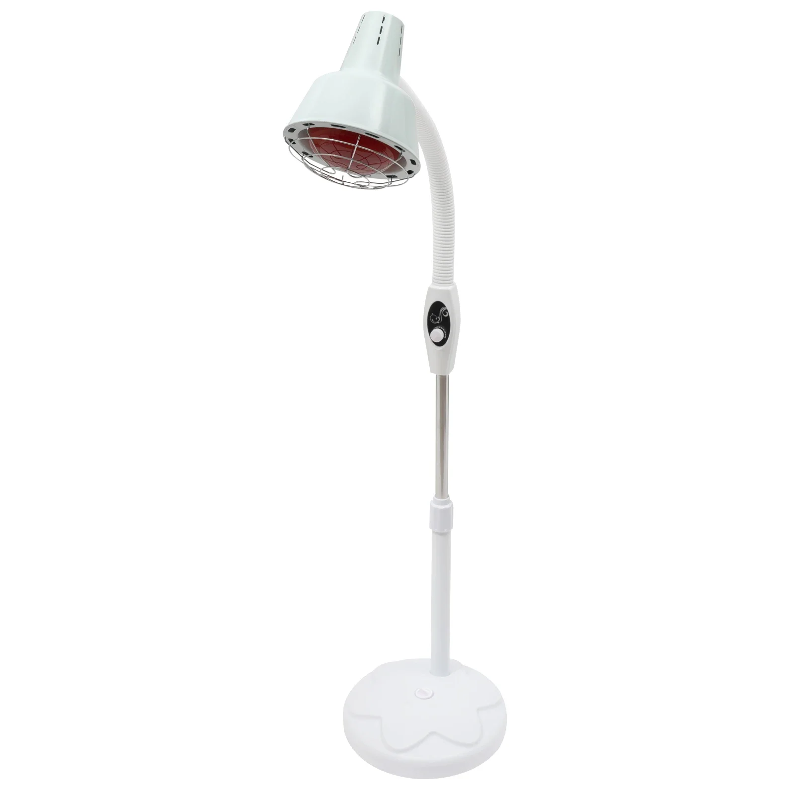 Infra Red Lamp with 275W High Power Light Source, Single Head Type Far Infrared Therapy Lamp, 360°Rotating Infrared Light Device