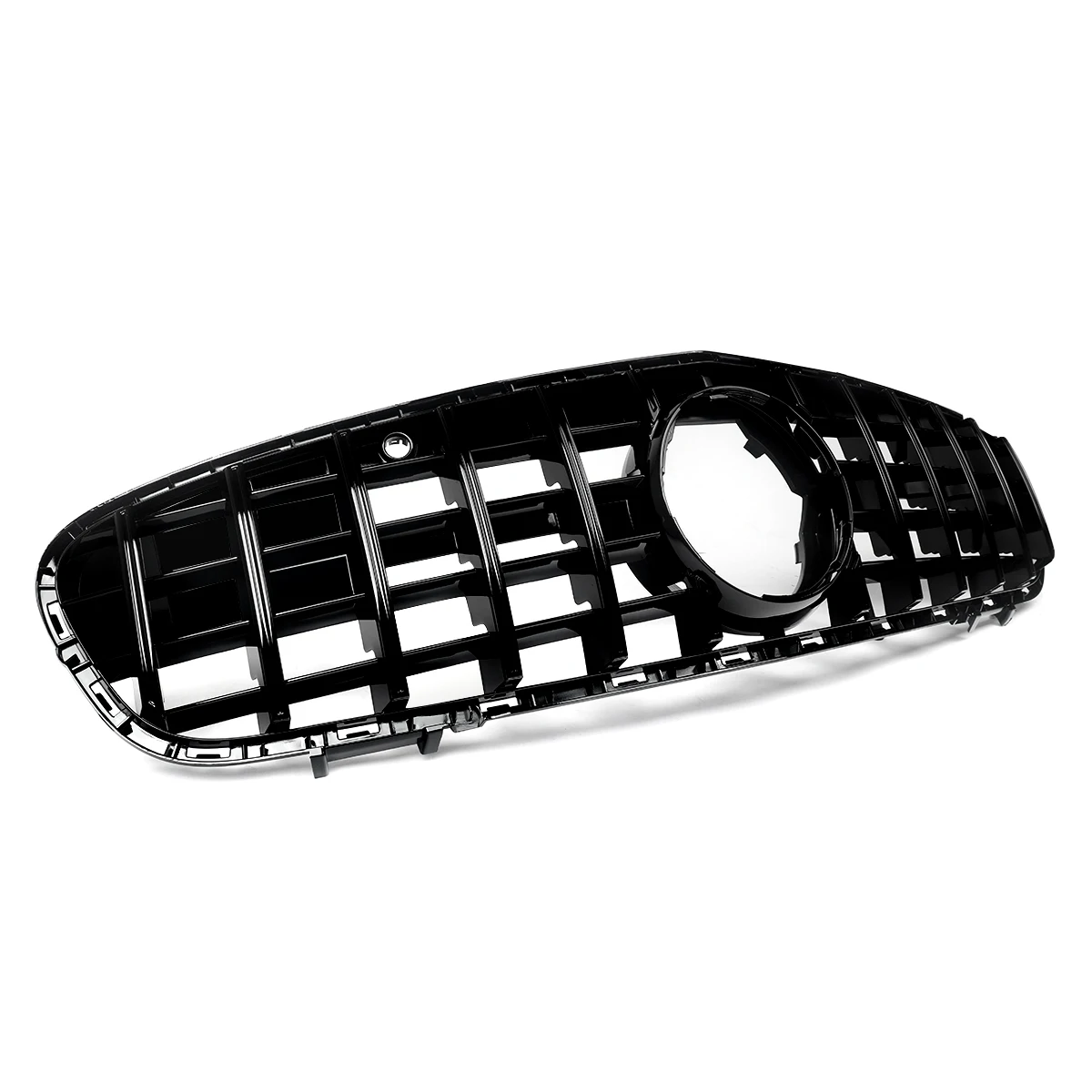 For Benz R231 SL550 SL450 Convertible GT GTR Grille Grill Gloss Black 2017-2020