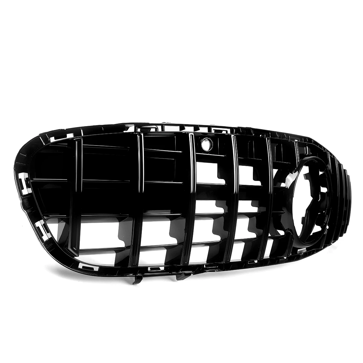 For Benz R231 SL550 SL450 Convertible GT GTR Grille Grill Gloss Black 2017-2020