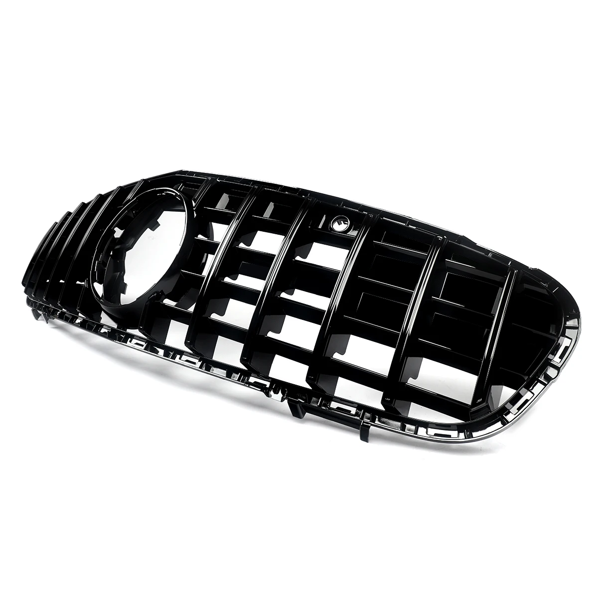 For Benz R231 SL550 SL450 Convertible GT GTR Grille Grill Gloss Black 2017-2020