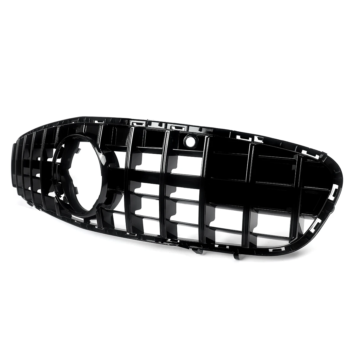 For Benz R231 SL550 SL450 Convertible GT GTR Grille Grill Gloss Black 2017-2020