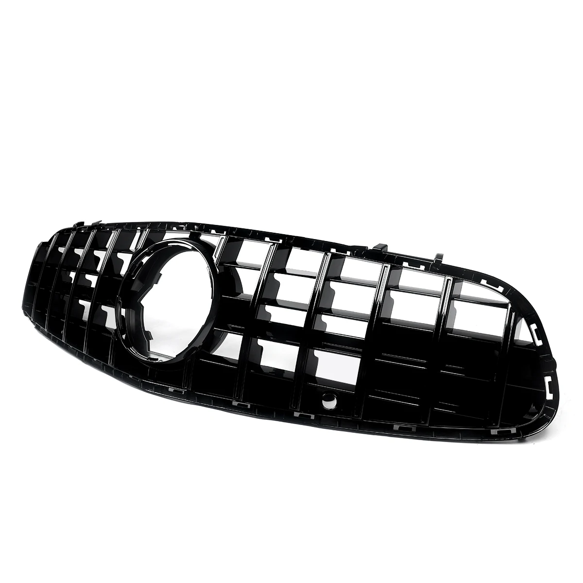 For Benz R231 SL550 SL450 Convertible GT GTR Grille Grill Gloss Black 2017-2020