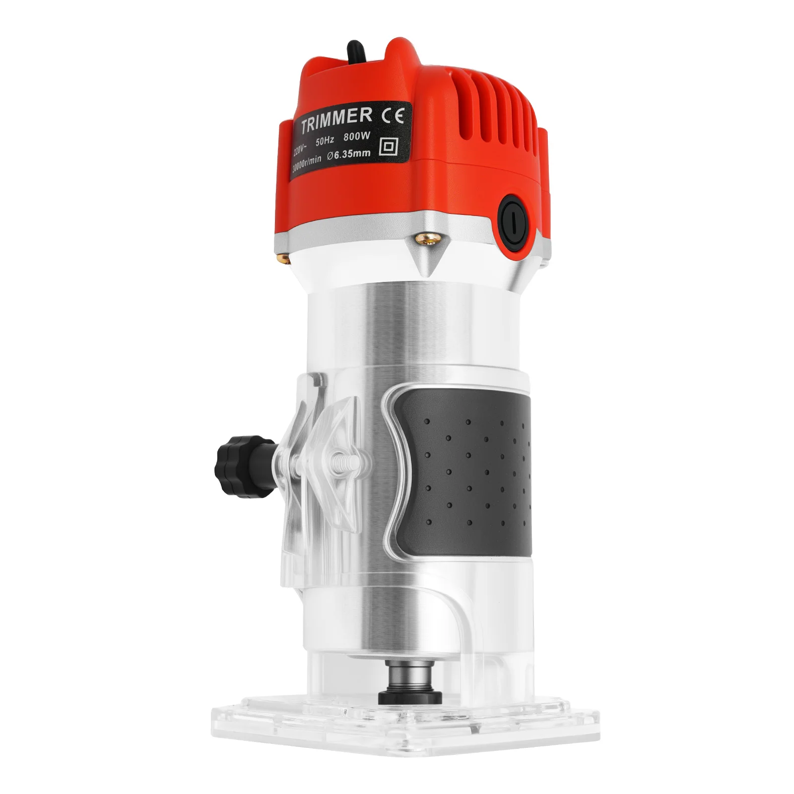 800W Woodworking Trimmer 30000RPM,Compact Electric Handheld Wood Router Carpenter Power Tool for DIY Wood Grooving Edge Trimming