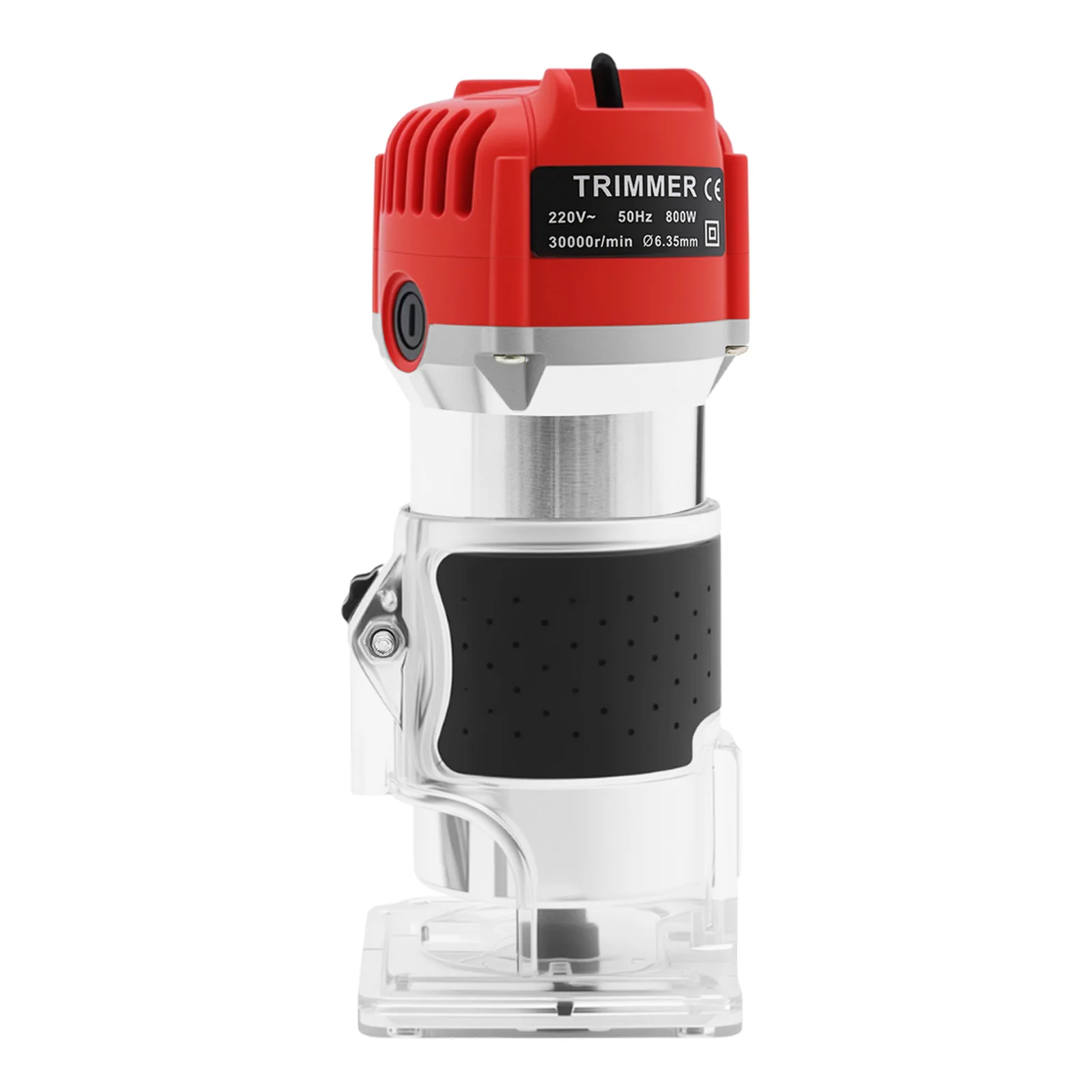 800W Woodworking Trimmer 30000RPM,Compact Electric Handheld Wood Router Carpenter Power Tool for DIY Wood Grooving Edge Trimming