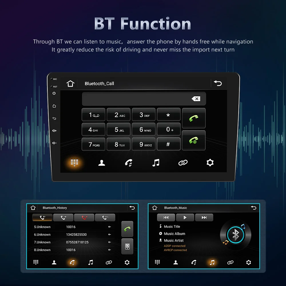 Podofo Android Car Radio For Mercedes-Benz Smart Fortwo 2005-2010 Android Auto 2 Din Multimedia Player Navigation GPS BT FM RDS