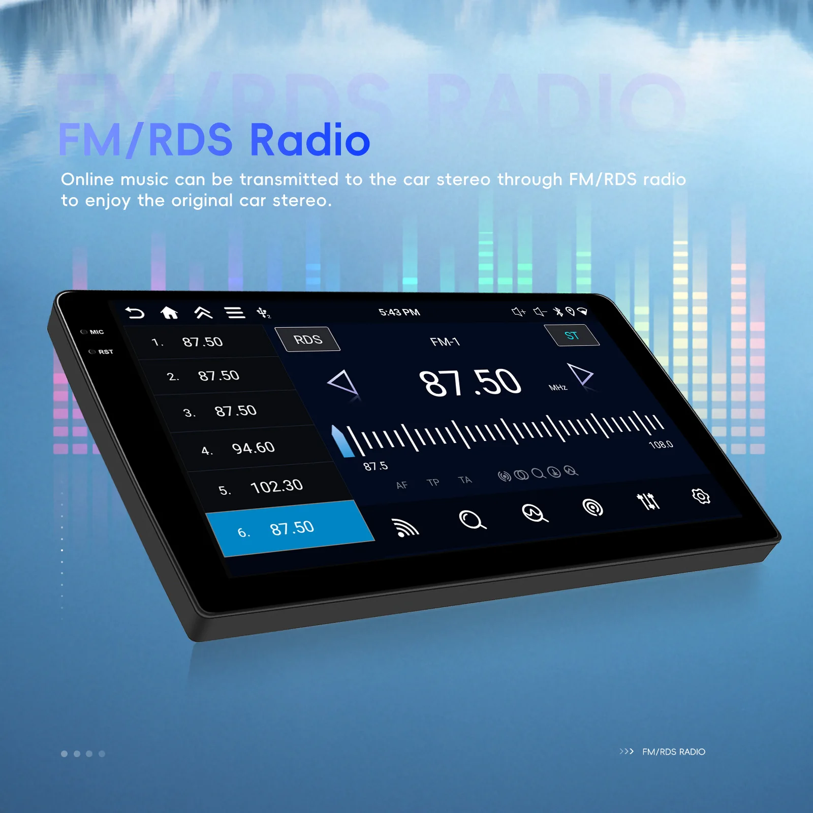 Podofo 4GB+64GB Car Radio For Toyota Corolla 2017 Wireless Carplay Android Auto Multimedia Video Player Mirror Link 9'' GPS BT