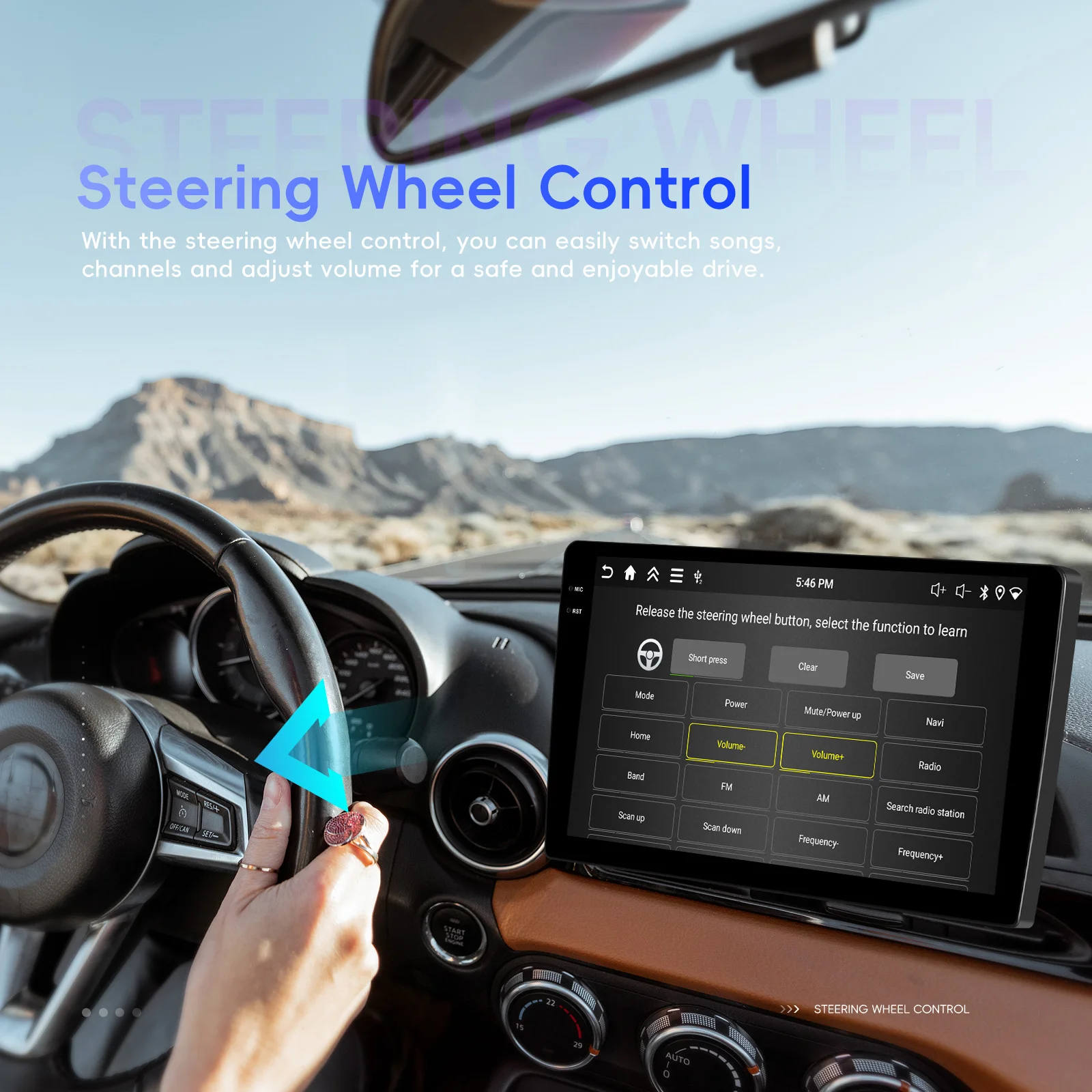 Podofo 4GB+64GB Car Radio For Toyota Corolla 2017 Wireless Carplay Android Auto Multimedia Video Player Mirror Link 9'' GPS BT