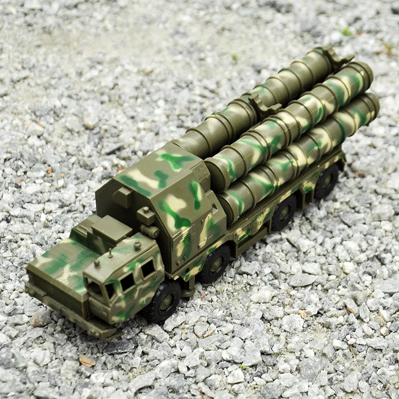 Easy To Build 1/72 Scale Russian S-300 Missile Launcher Vehicle 4D Unassembled Military Model DIY Kits Beginner Friendly Kid Gif