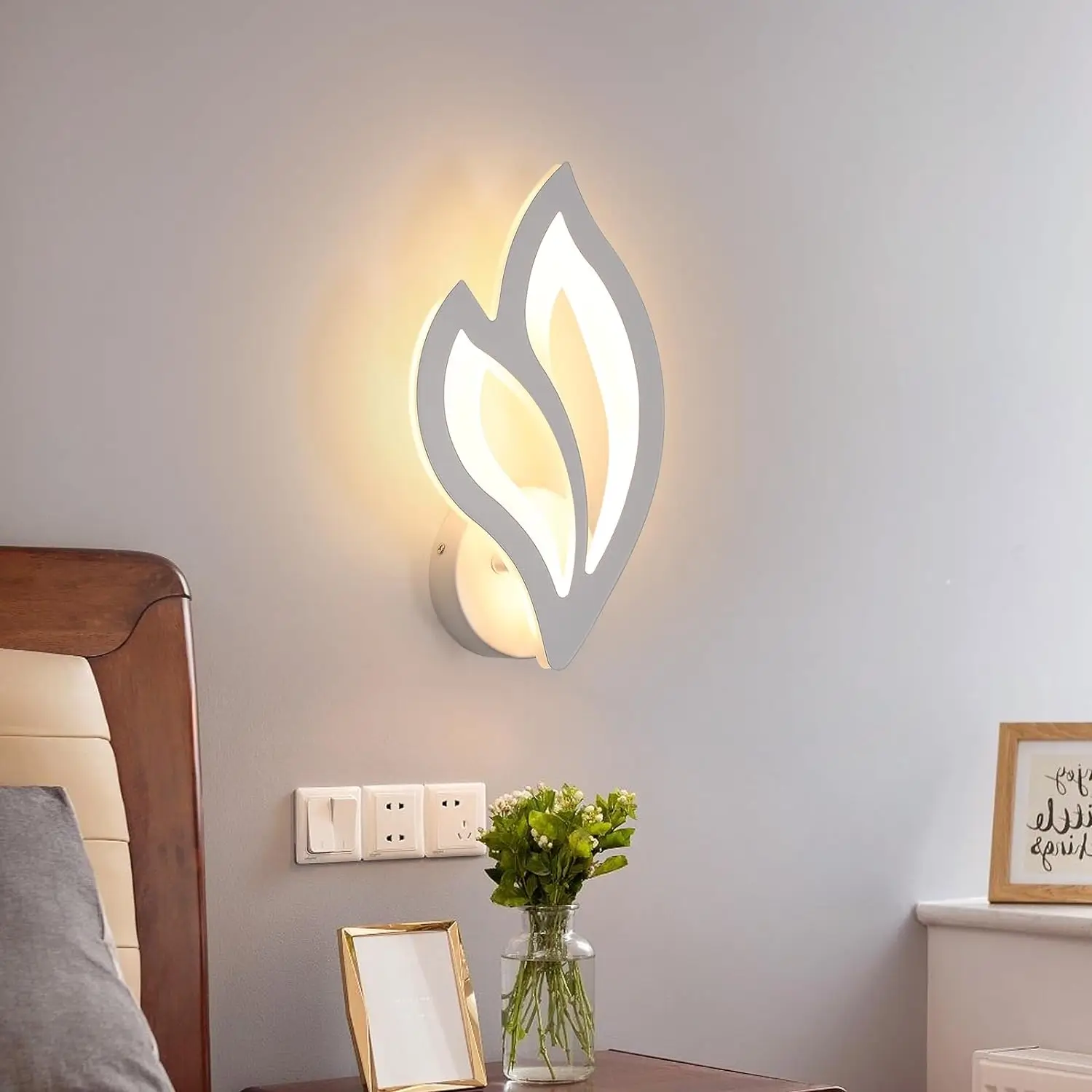 Modern LED Wall Light Acrylic LED Wall Lamp Indoor Wall Lighting Fixtures for Bedside, Hallway, Stair, Living Room, Bedroom