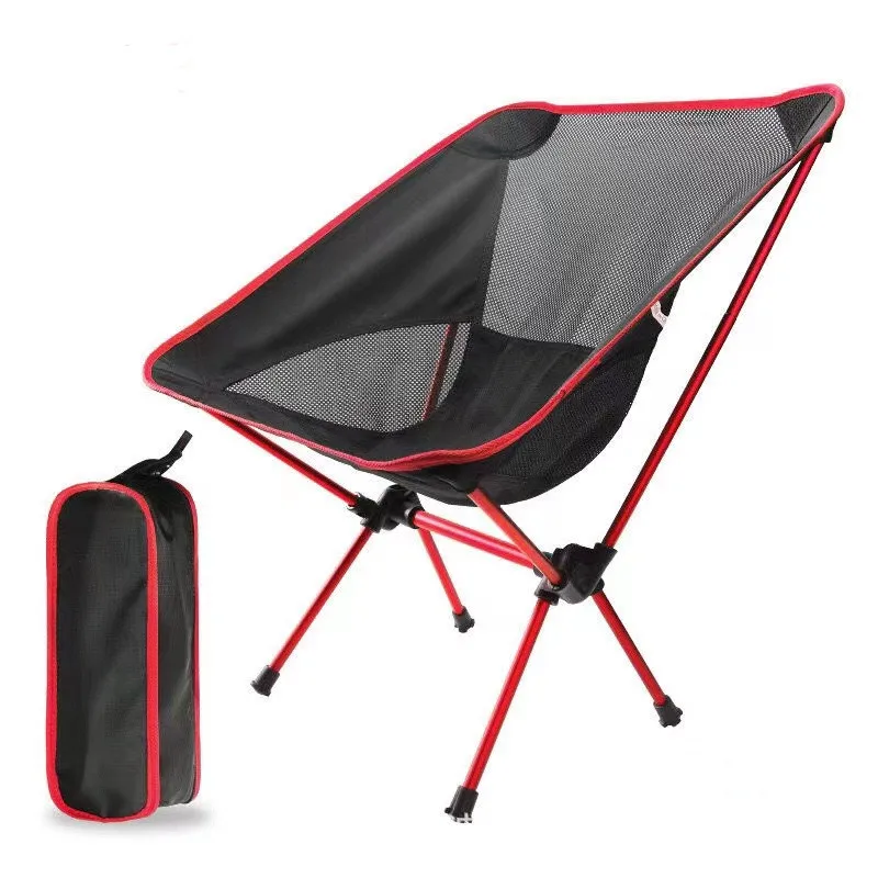 Portable Folding Camping Chair Compact Collapsible Backpacking Chair Beach Chair with Carry Bag for Outdoor Hiking Fishing