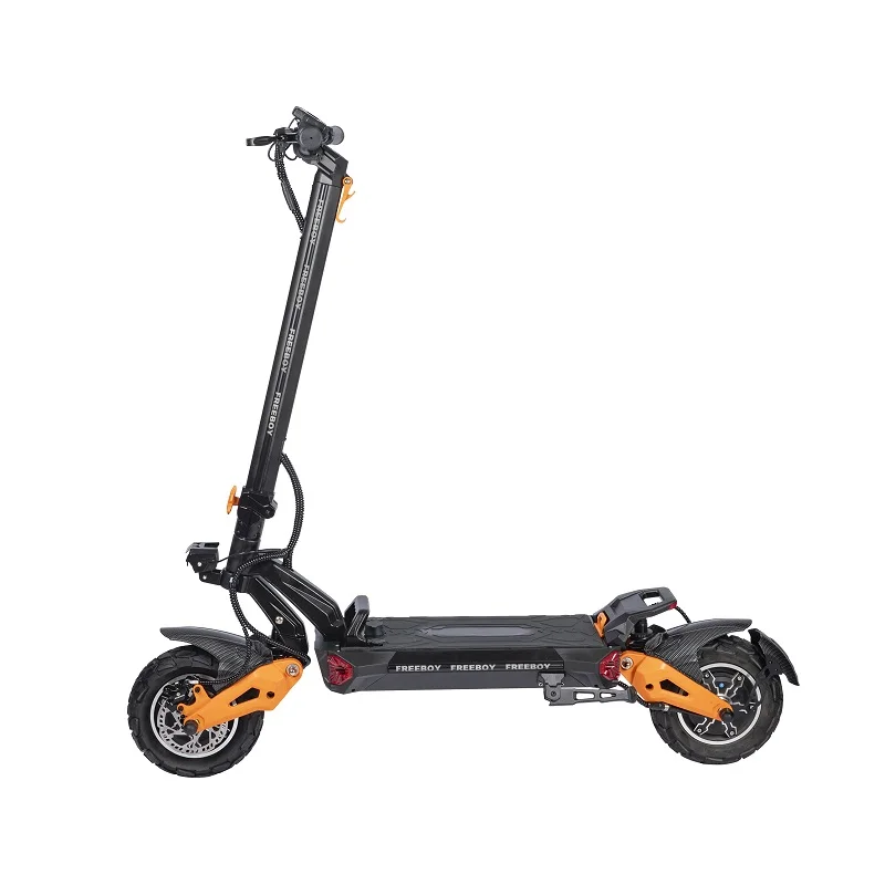 11 inch off-road electric scooter 6000W60V30AH lithium battery intelligent folding mini electric scooter in stock in Europe