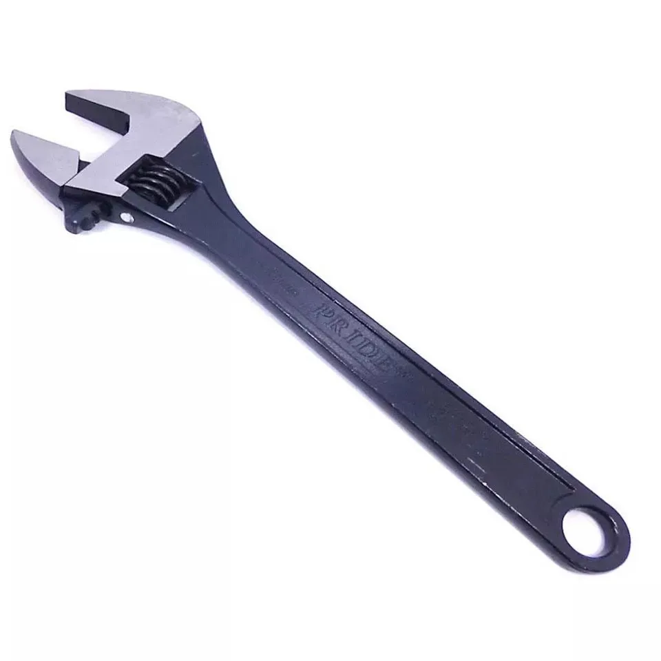 BRIEFNESS 18-Inch Adjustable Spanner Large Precision Adjustable Wrench Stainless Steel Adjustable Wrench 42MM Professional Hand