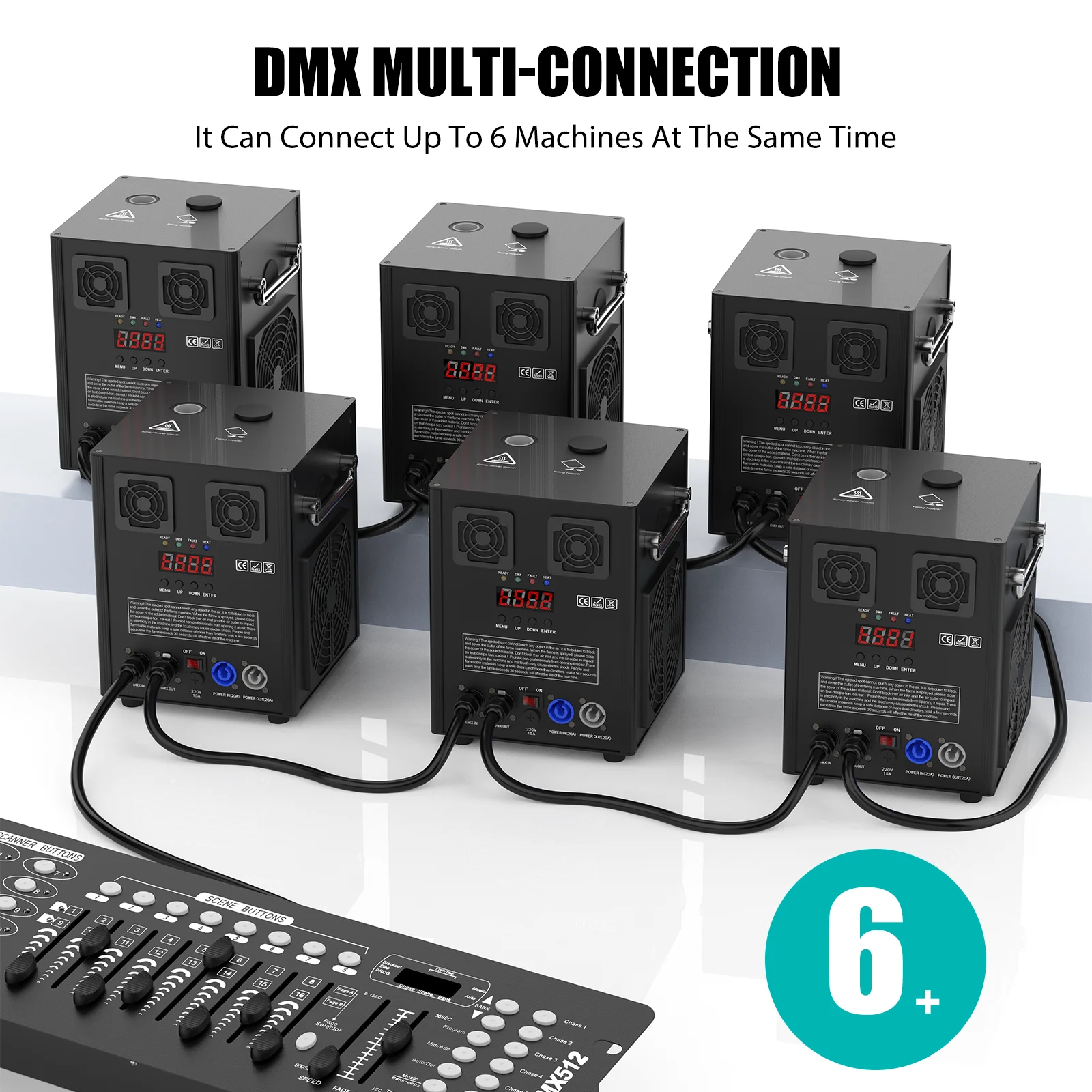GWONG 700W Pyrotechnics Machines Cold Spark Spark Machine D-MX512 With Remote Control for Bar Party DJ Christmas Wedding