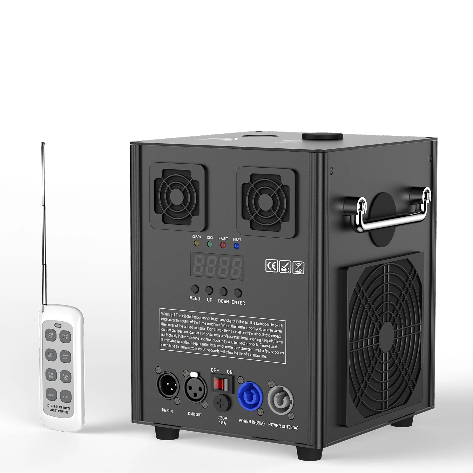 GWONG 700W Pyrotechnics Machines Cold Spark Spark Machine D-MX512 With Remote Control for Bar Party DJ Christmas Wedding
