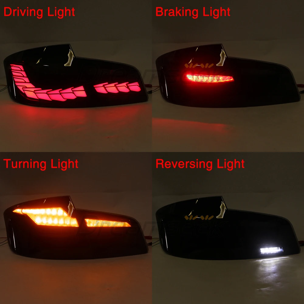 LED Tail Light Assembly for BMW 5 Series F10 F18 / F10 M5 2011-2017 Rear Running Brake Turn Signal Light Reversing Blinker Lamp