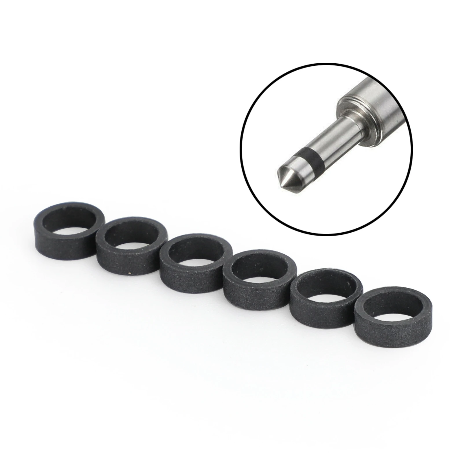 Artudatech 6PCS Fuel Injectors Repair Seals Fit BMW 135 335 535 550 650i 740i 750i X5 X6
