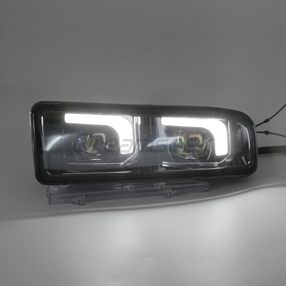 LED DRL Fog Lamp for Lexus LX 470 J100 1998-2007 Daytime Running Light Assembly Dynamic Turn Signal Light Car Driving Indicator