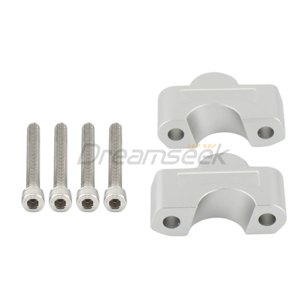 Silver Handlebar Riser Clamp Mount Adapter for Triumph Tiger Sport 660 2022 2023 2024 2025 Motorcycle 30mm Handle Bar Riser Lift