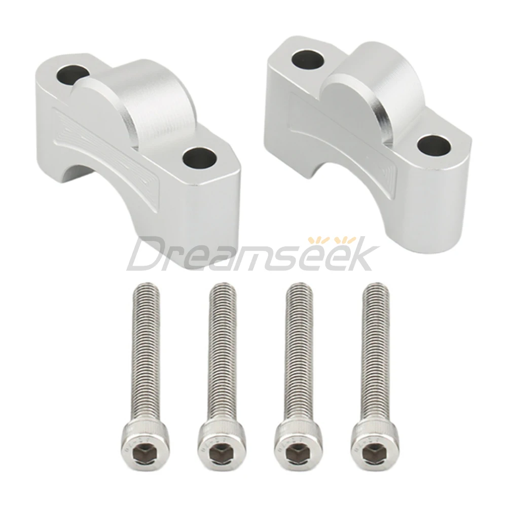 Silver Handlebar Riser Clamp Mount Adapter for Triumph Tiger Sport 660 2022 2023 2024 2025 Motorcycle 30mm Handle Bar Riser Lift