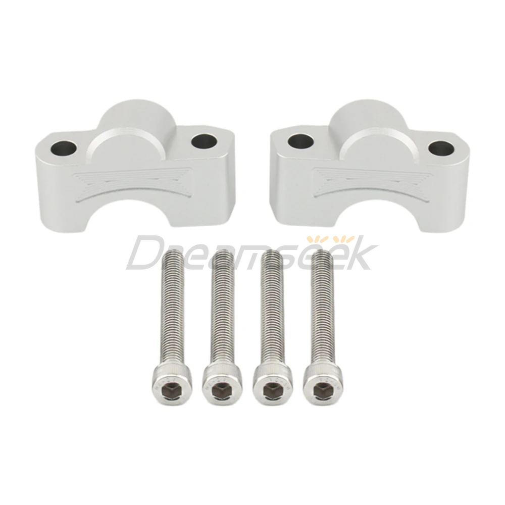 Silver Handlebar Riser Clamp Mount Adapter for Triumph Tiger Sport 660 2022 2023 2024 2025 Motorcycle 30mm Handle Bar Riser Lift