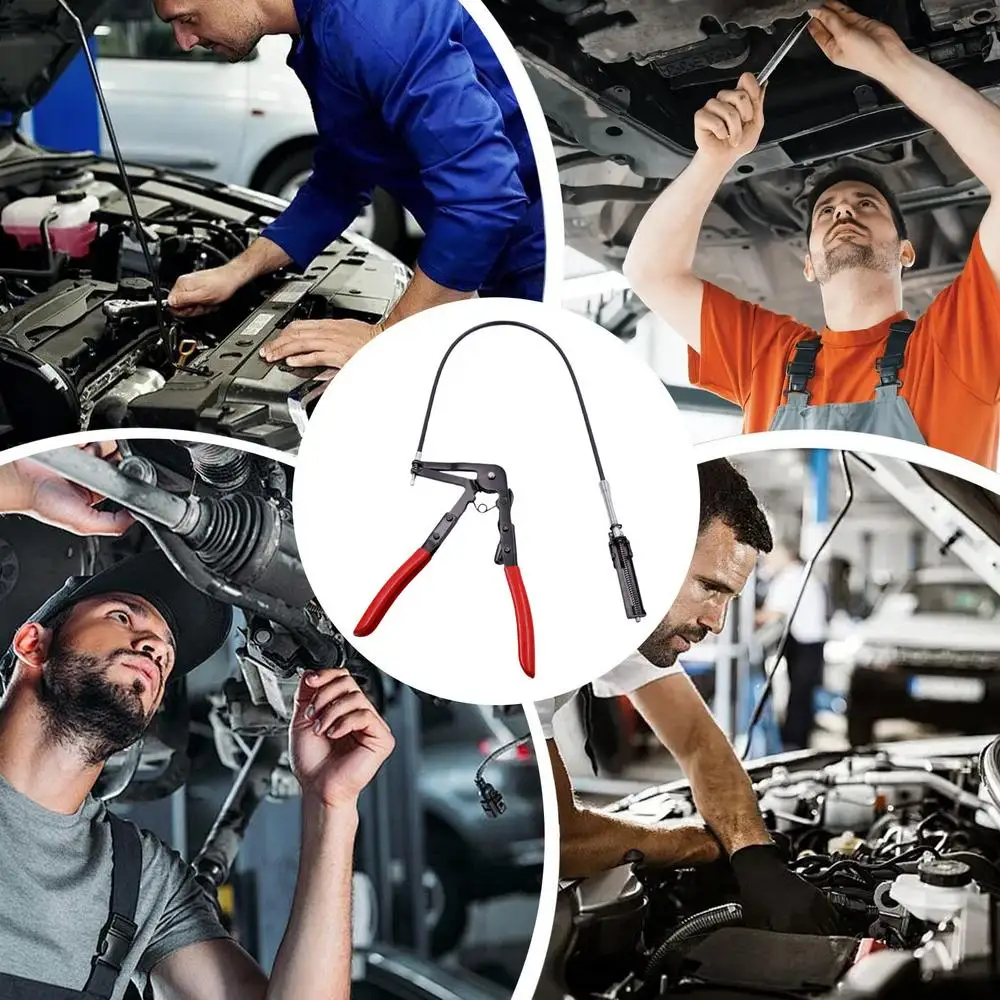 Hose Clamp Pliers Automotive 2FT Water Pipes Pliers Repair Tool Spring Clamp Water Pipes Radiator Hose Clamping Tool For
