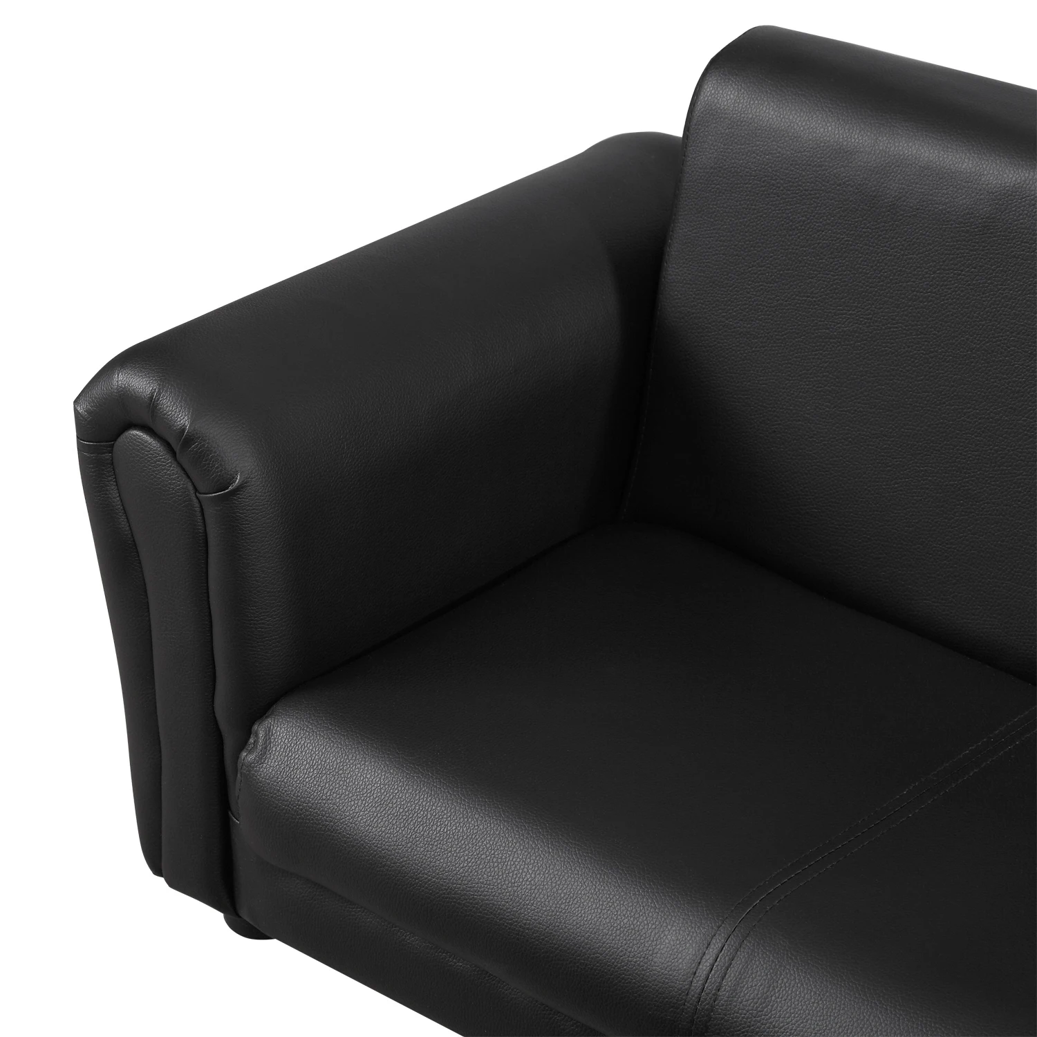 HOMCOM 2 Seater Toddler Chair Kids Twin Sofa Childrens Double Seat Chair Armchair with Footstool