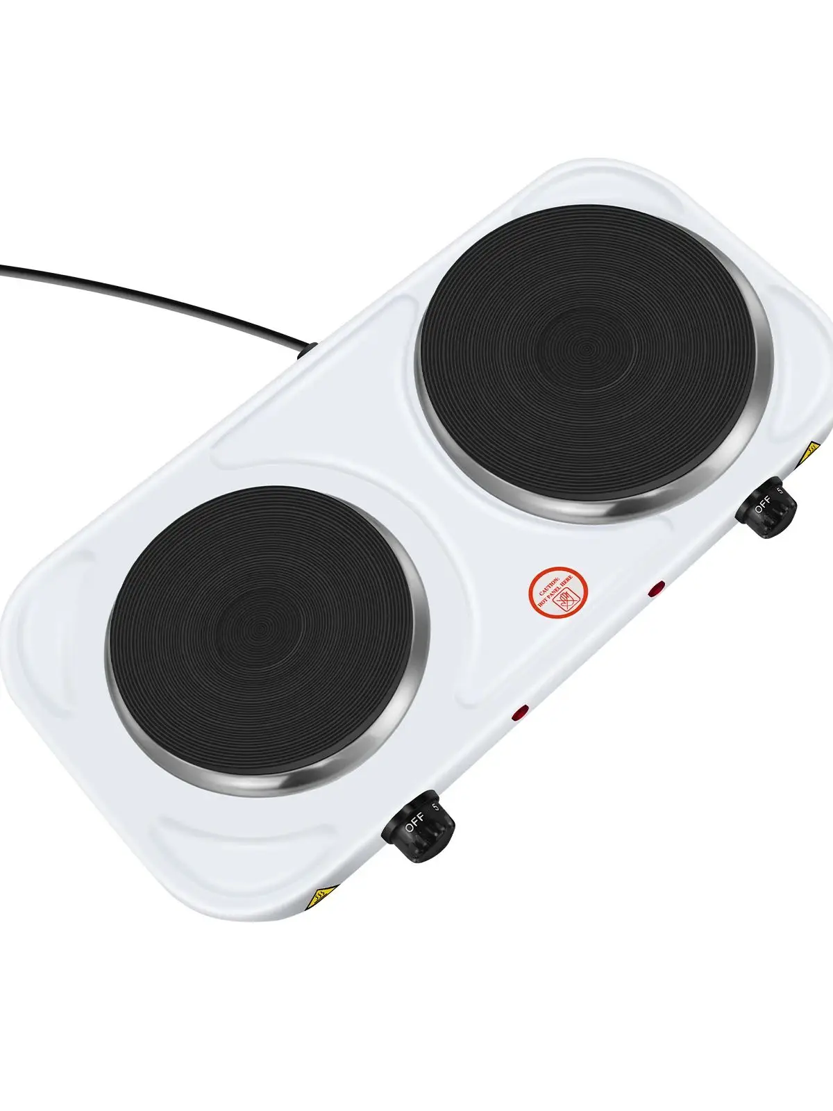 Single/Double-Head Electric Stove Electric Hot Plate Portable Kitchen Table Top Stove Hotplate 2000W Cooking Pot