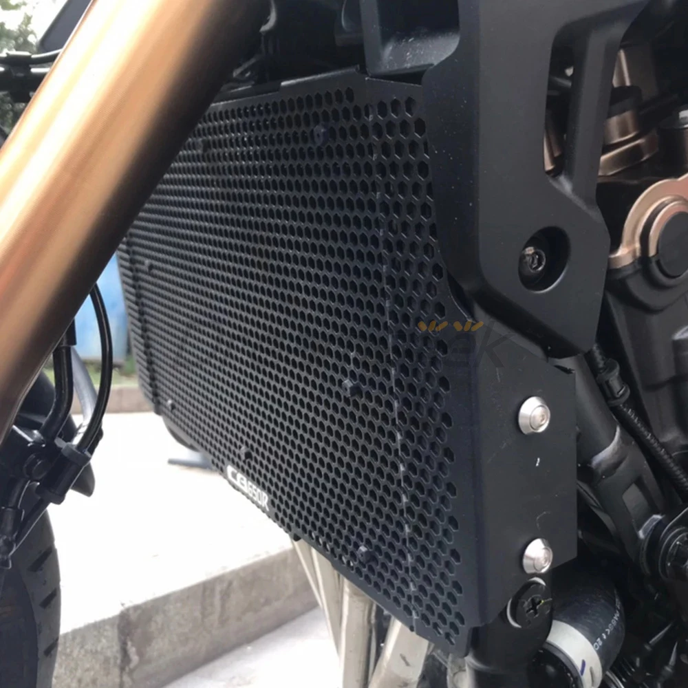 Black Radiator Guard Cover for Honda CBR650R CB650R 2019 2020 2021 2022 2023 Motorcycle Grille Protector Grill Shield Protection
