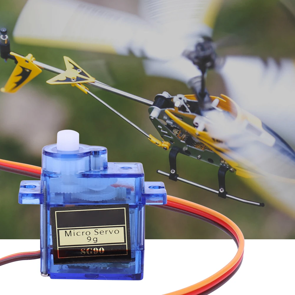1-20pcs SG90 9G Micro Servo For RC Planes Fixed Wing Aircraft Model Telecontrol Aircraft Toy Mini Servo Motor 450 Helicopter