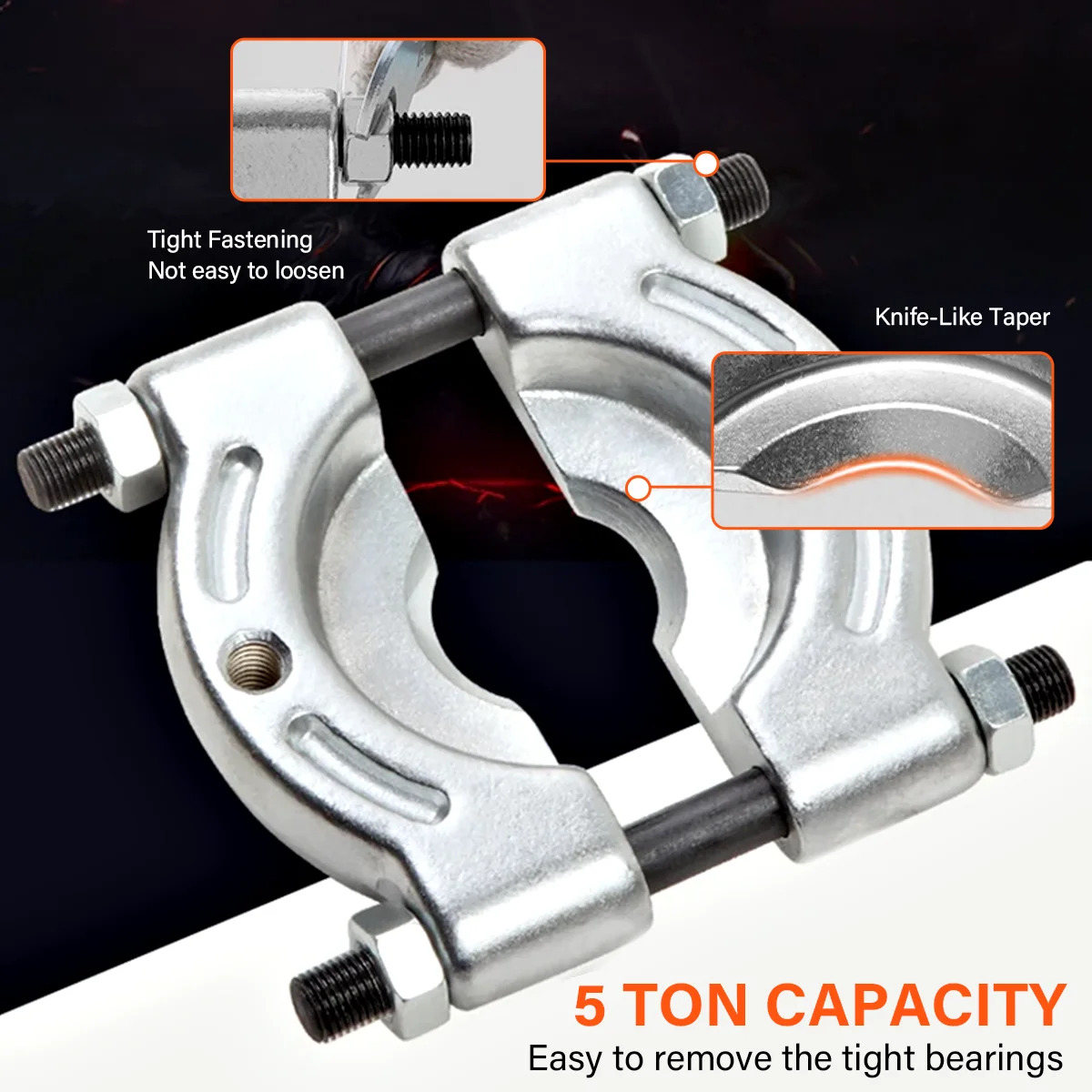 12PCS Gearbox Bearing Splitter Kit Gear Puller Fly Wheel Separator Removal Tool