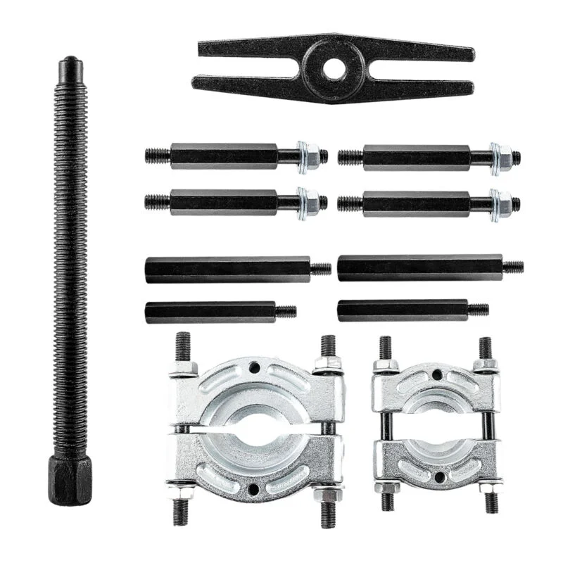 12PCS Gearbox Bearing Splitter Kit Gear Puller Fly Wheel Separator Removal Tool
