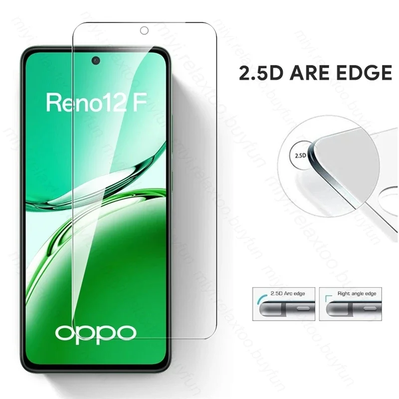 Reno12F 4/5G Glass 4To1 Tempered Glass Screen Protectors for Oppo Reno12 F 4G 5G Protective Glass on Opo Reno 12F 12 F S FS F12