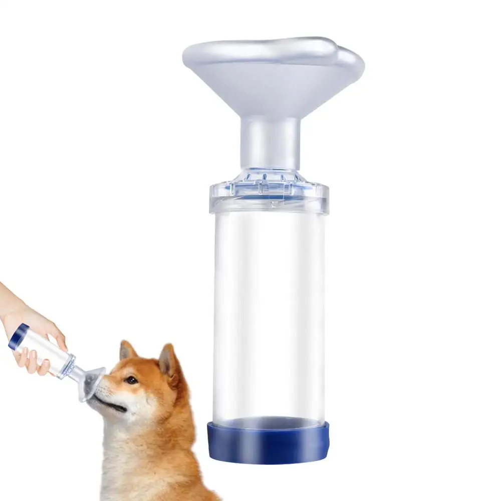 Aerosol Chamber Inhaler for Cats And Dogs Veterinary Animals Aerosol Pet Asthma Inhaler Spacer Devices for Small Dogs Cats