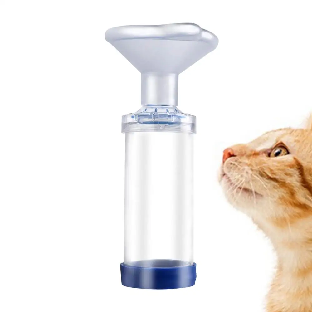 Aerosol Chamber Inhaler for Cats And Dogs Veterinary Animals Aerosol Pet Asthma Inhaler Spacer Devices for Small Dogs Cats