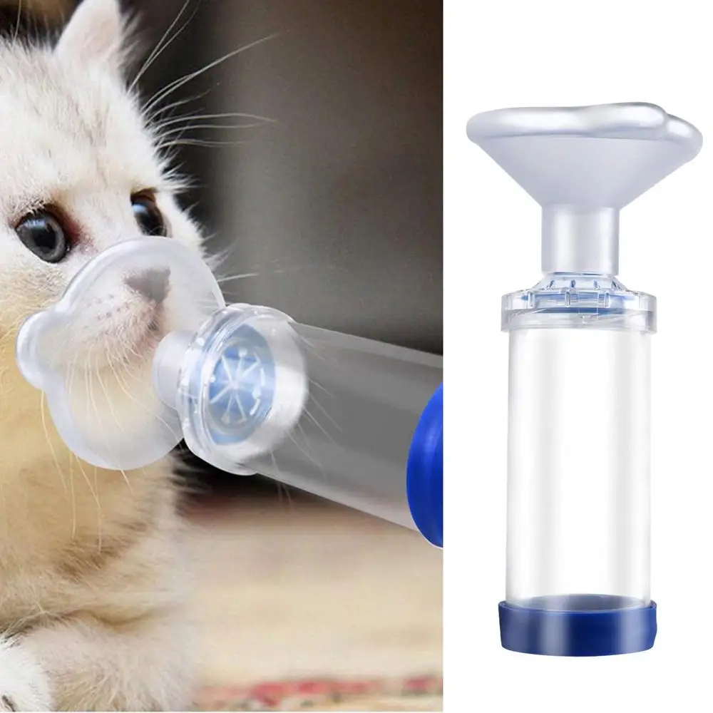 Aerosol Chamber Inhaler for Cats And Dogs Veterinary Animals Aerosol Pet Asthma Inhaler Spacer Devices for Small Dogs Cats