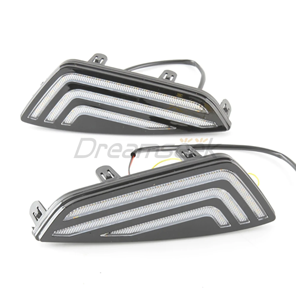 LED Daytime Running Light DRL for Toyota Sienna XSE XL40 2021 2022 2023 2024 Auto Driving Dynamic Turn Signal Light Fog Lamp
