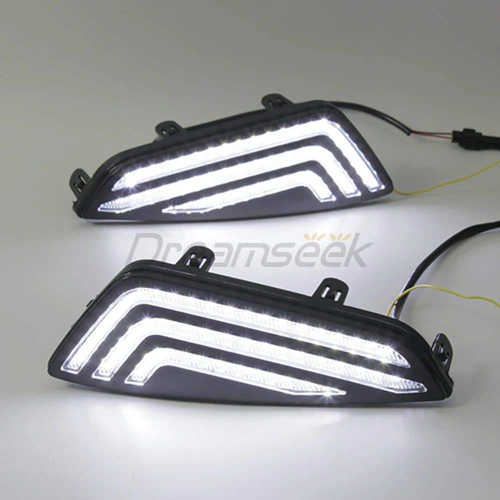 LED Daytime Running Light DRL for Toyota Sienna XSE XL40 2021 2022 2023 2024 Auto Driving Dynamic Turn Signal Light Fog Lamp