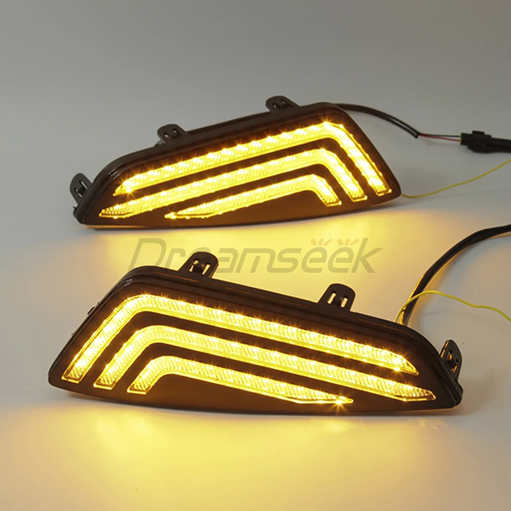 LED Daytime Running Light DRL for Toyota Sienna XSE XL40 2021 2022 2023 2024 Auto Driving Dynamic Turn Signal Light Fog Lamp