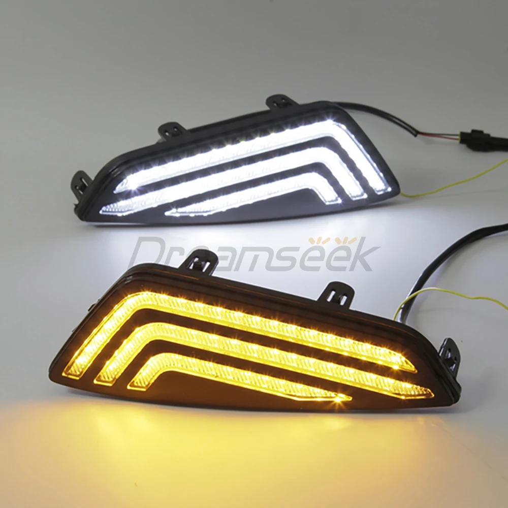 LED Daytime Running Light DRL for Toyota Sienna XSE XL40 2021 2022 2023 2024 Auto Driving Dynamic Turn Signal Light Fog Lamp