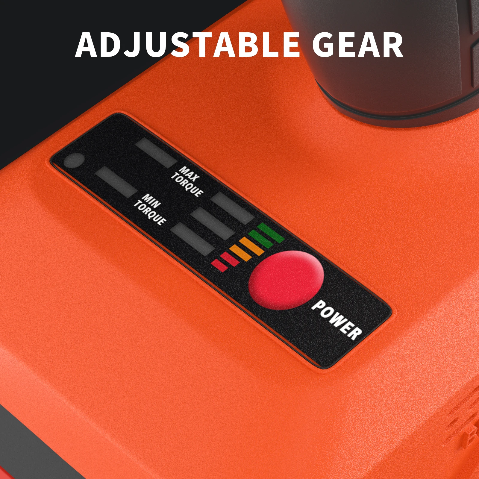 🔧【2024 New】Electric Wrench - Orange | 21V 500W Brushless Impact Wrench | Includes 12 Drill Bits, 4 Sockets & Gloves | Perfect f