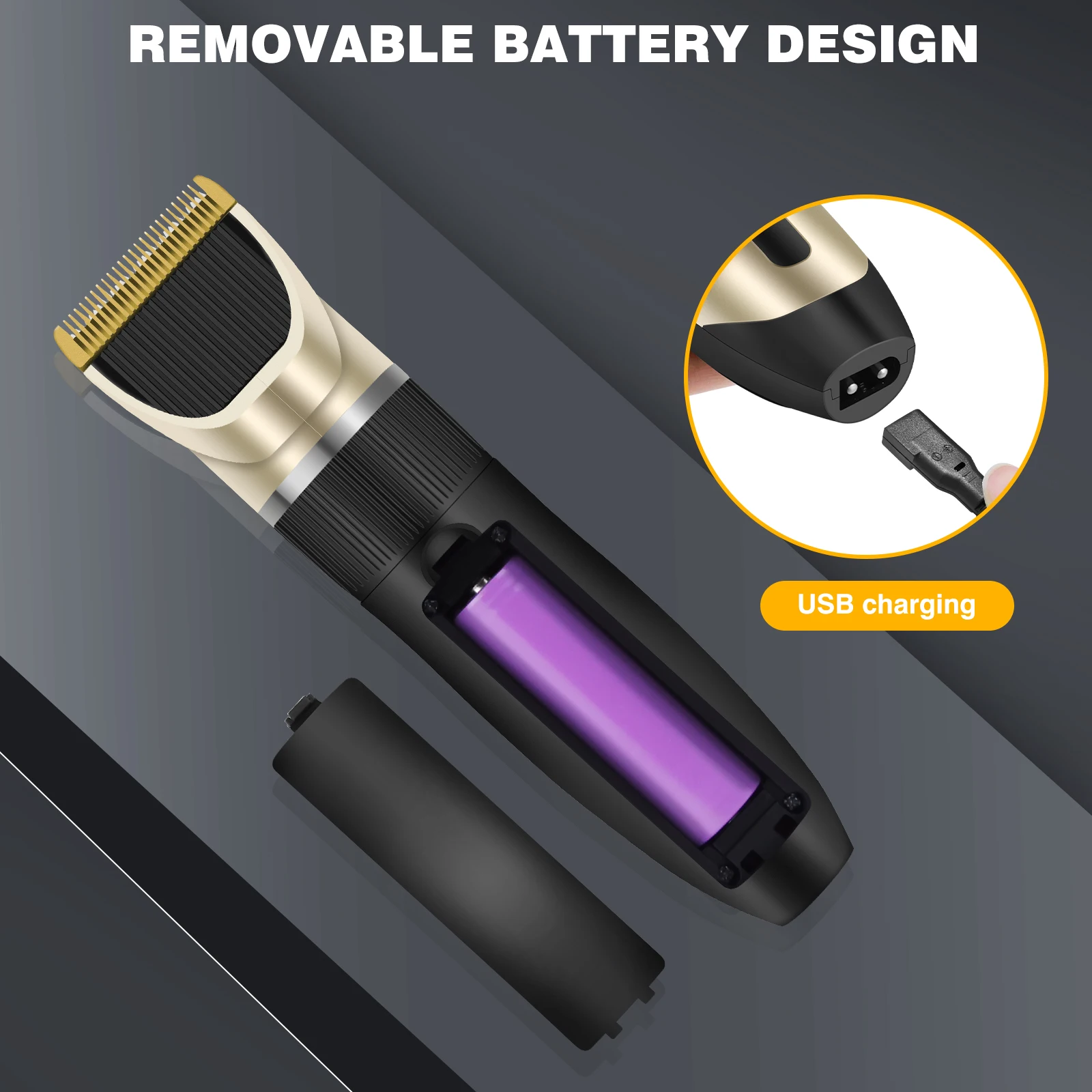 BRIEFNESS Pet Shaving Trimmer Professional Hair Trimmer Cordless Precision Trimmer All-In-One Body Hair Trimmer Sharp Blades