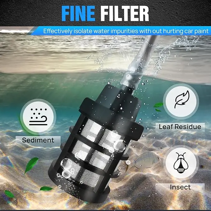 21V Cordless Pressure Washer Electric Car Washer,with Foam Filter Water Tank, High Pressure, Multifuction Nozzle Cleaner Jet Car