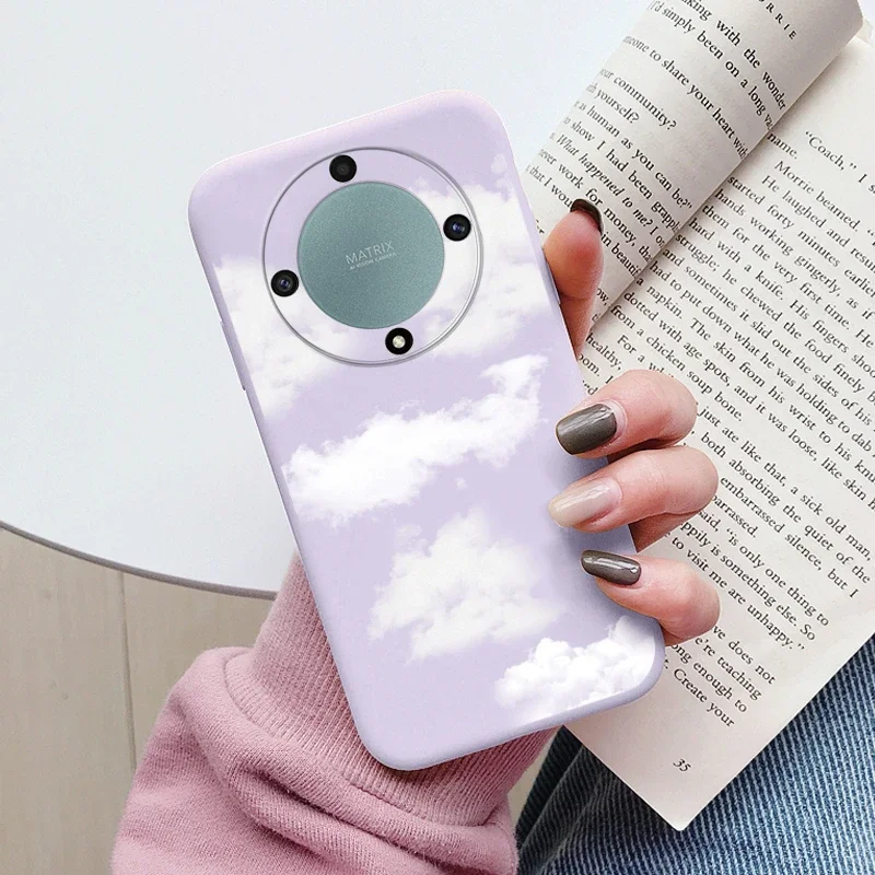 Love Heart Daisy Flowers For Honor X9a X9b X9 Magic5 Lite 5G Magic 6 5 4 Lite Case Silicone Soft Cute Cartoon Fundas Capa Shell