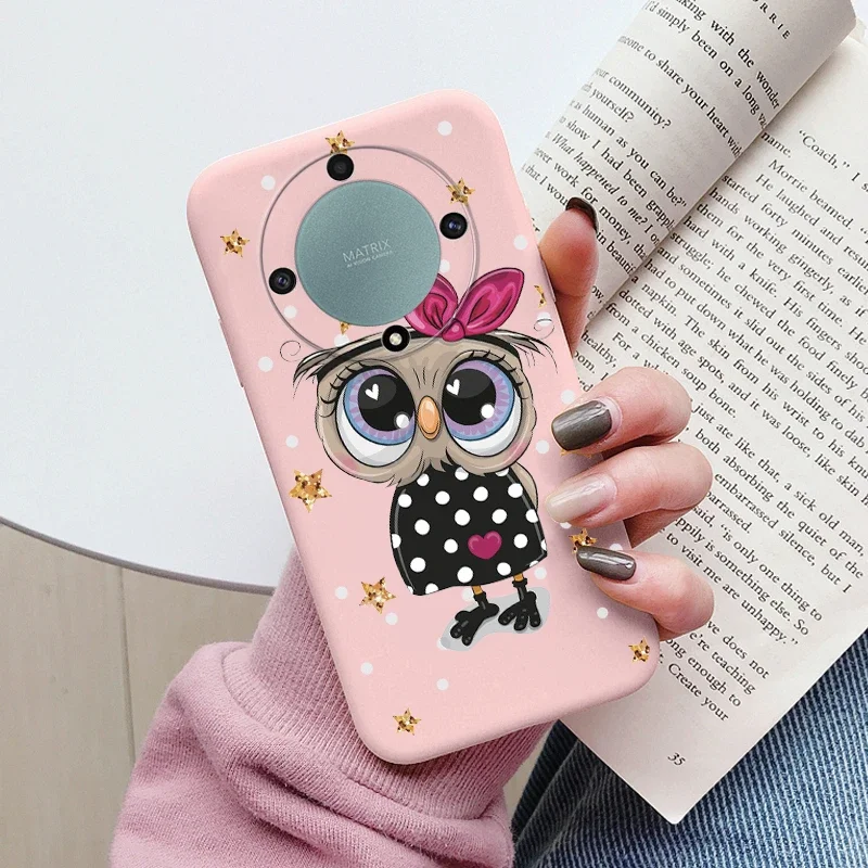 Love Heart Daisy Flowers For Honor X9a X9b X9 Magic5 Lite 5G Magic 6 5 4 Lite Case Silicone Soft Cute Cartoon Fundas Capa Shell