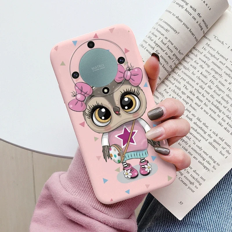 Love Heart Daisy Flowers For Honor X9a X9b X9 Magic5 Lite 5G Magic 6 5 4 Lite Case Silicone Soft Cute Cartoon Fundas Capa Shell