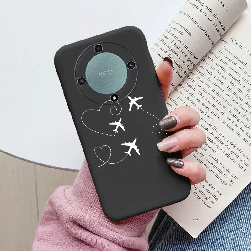 Love Heart Daisy Flowers For Honor X9a X9b X9 Magic5 Lite 5G Magic 6 5 4 Lite Case Silicone Soft Cute Cartoon Fundas Capa Shell