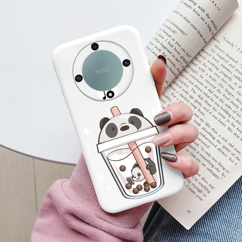 Love Heart Daisy Flowers For Honor X9a X9b X9 Magic5 Lite 5G Magic 6 5 4 Lite Case Silicone Soft Cute Cartoon Fundas Capa Shell