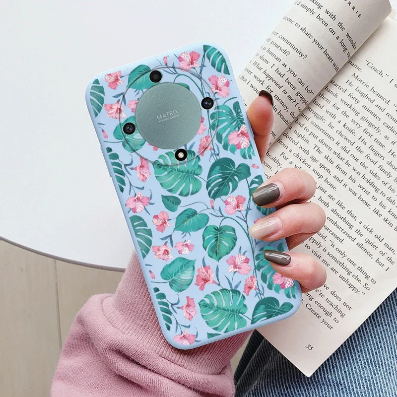 Love Heart Daisy Flowers For Honor X9a X9b X9 Magic5 Lite 5G Magic 6 5 4 Lite Case Silicone Soft Cute Cartoon Fundas Capa Shell