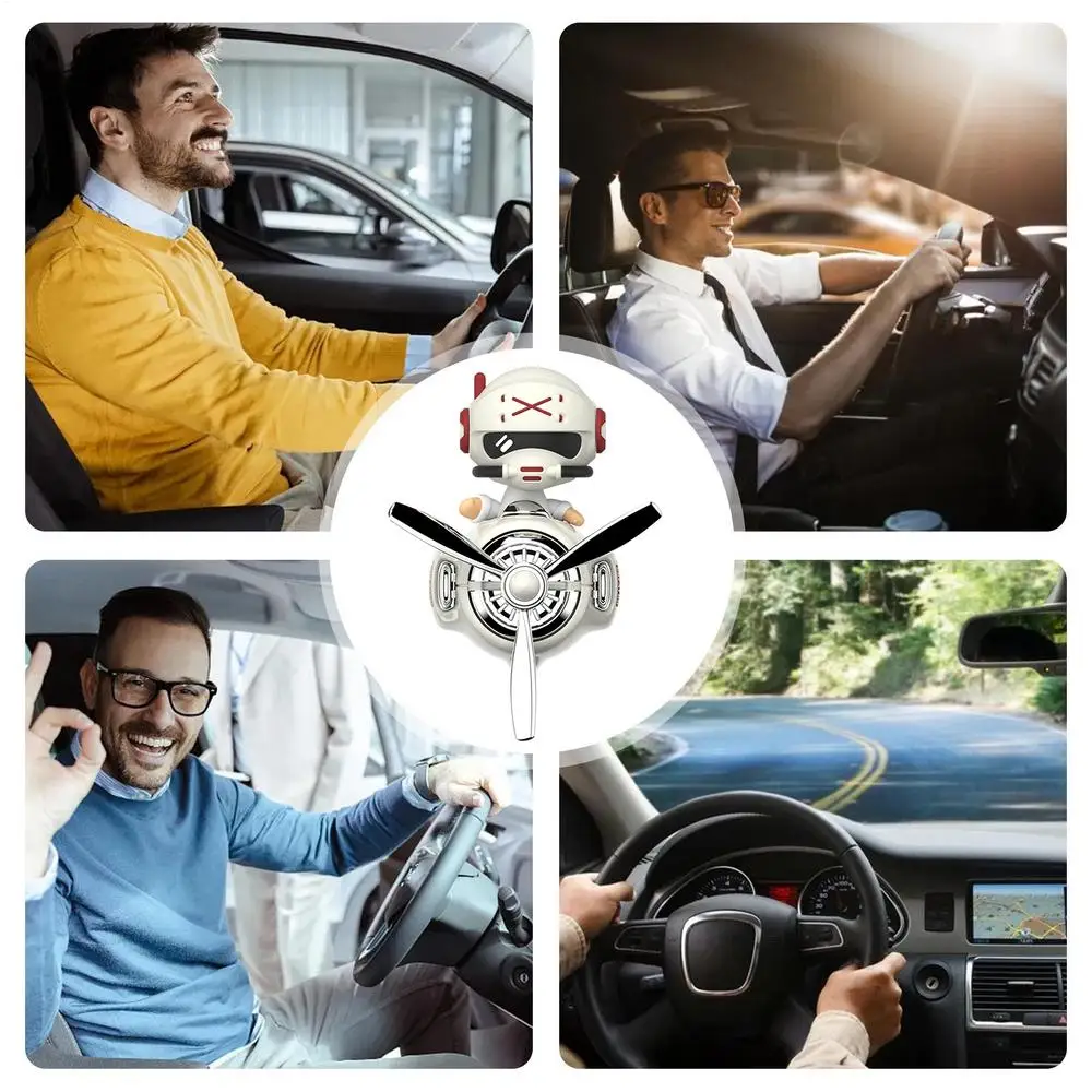 Car Air Freshener Vent Clip Pilot Air Outlet Vent Fresheners Long Lasting Pilot Car Fresheners Vent Clip For Friends Family Boys